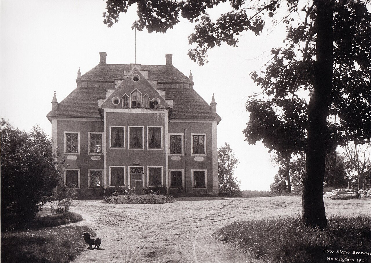 Karunan kartanon päärakennus vuonna 1911